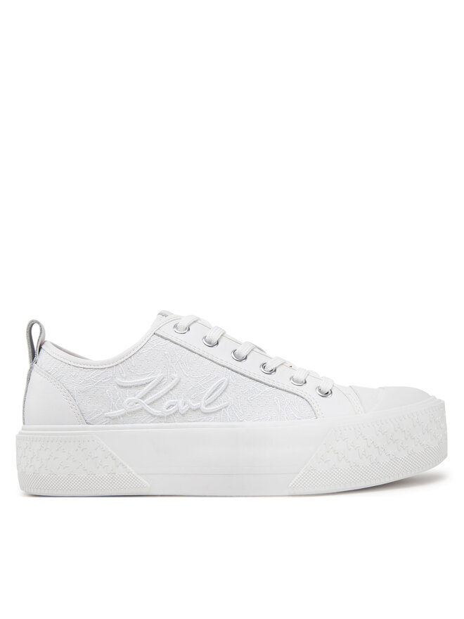 KARL LAGERFELD Trampki KARL LAGERFELD Kampus Max III KL60611F Biały