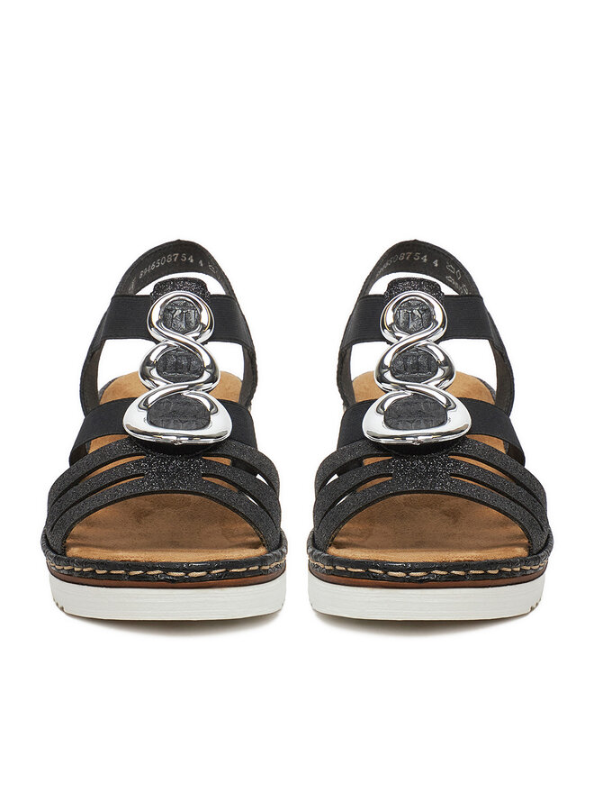 Rieker Sandalen Rieker 679L4-00 Schwarz