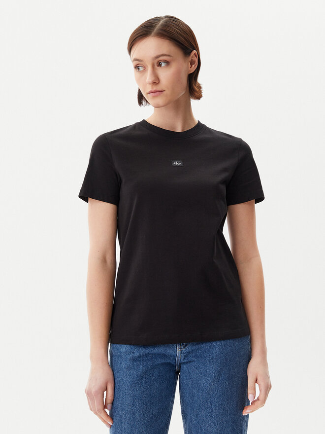 Calvin Klein Jeans Calvin Klein Jeans T-Shirt J20J225243 Μαύρο Regular Fit
