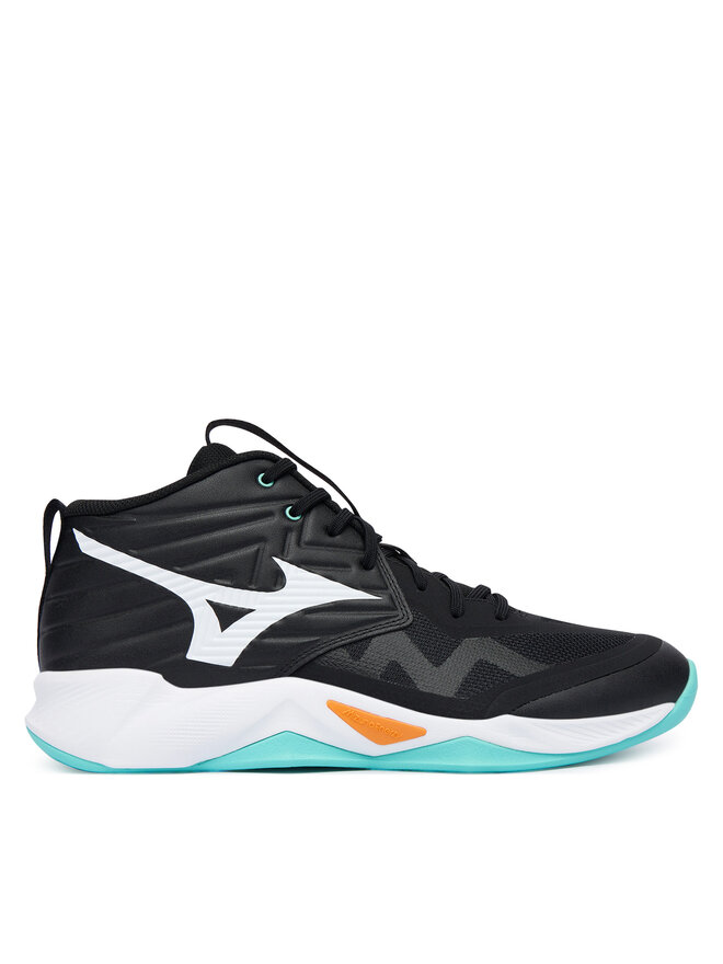 Mizuno Batai uždaroms aikštelėms Mizuno Wave Momentum Pro Mid V1GA2545 Juoda