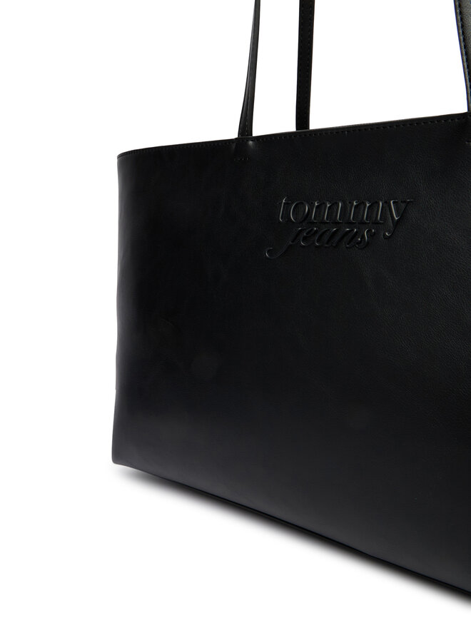 Tommy Jeans Handtasche Tommy Jeans Tjw Must Tote AW0AW18455 Schwarz
