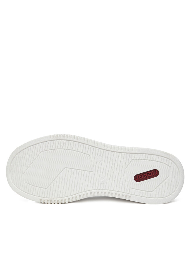 Rieker Sneakersy Rieker M7811-80 Biela