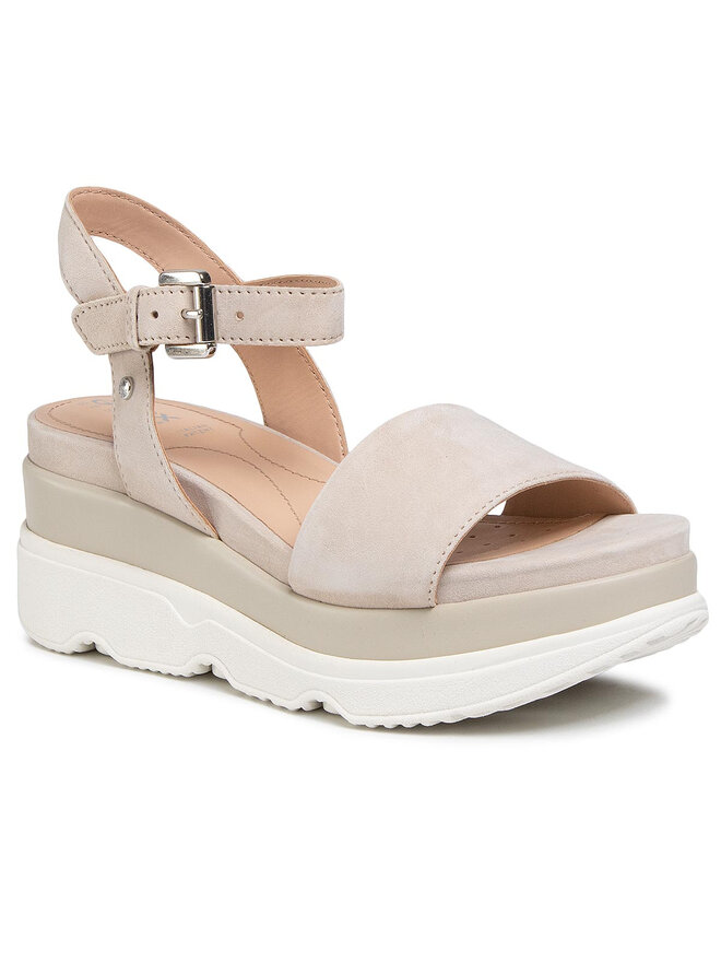 Geox Sandále Geox D Gardenia C D02HBC 00021 C6738 Béžová