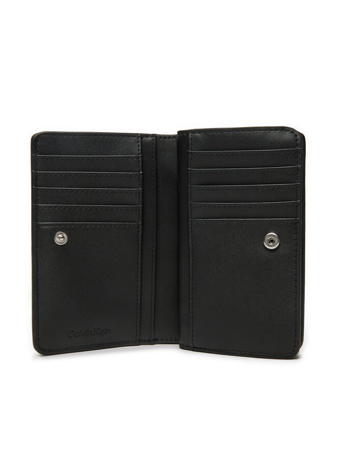 Calvin Klein Kis női pénztárca Calvin Klein Ck Daily Medium Bifold_Mono K60K612824 Fekete
