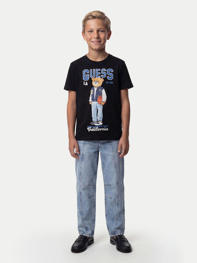 Guess Guess T-Shirt L6YI19 K3750 Schwarz Regular Fit