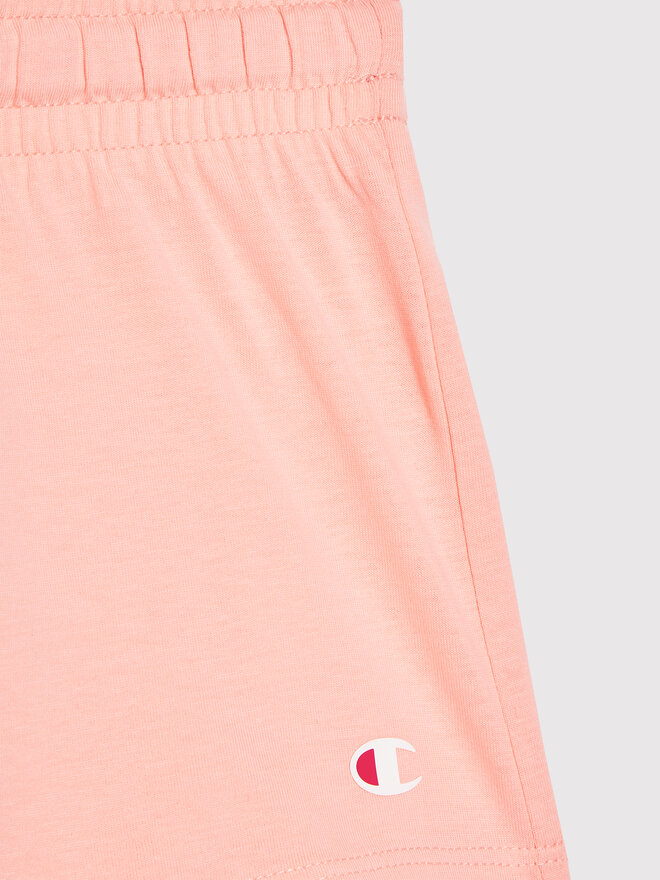 Champion Champion Conjunto de camiseta y pantalones cortos deportivos 404396 Rosa Custom Fit