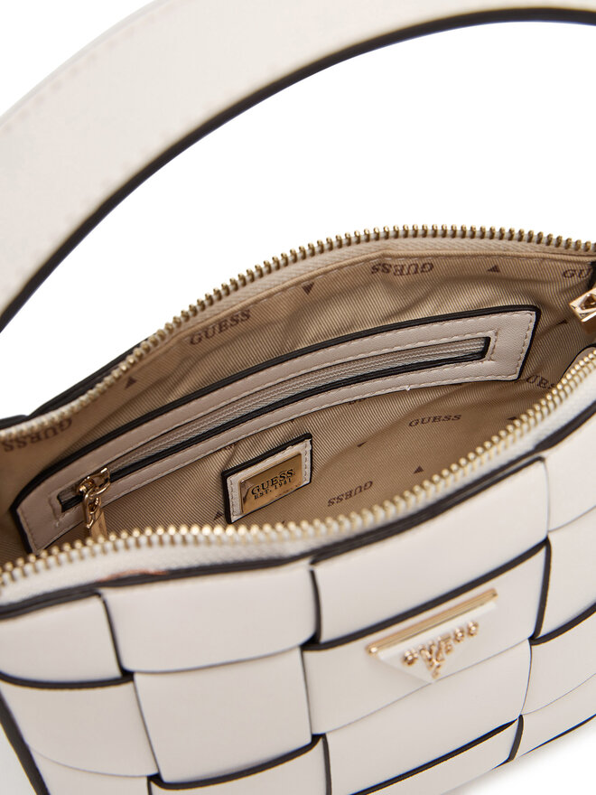 Guess Ročna torba Guess Maylee Mini HWWG96 61720 Bela