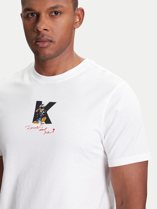 KARL LAGERFELD KARL LAGERFELD Camiseta 755099 553270 Blanco Regular Fit