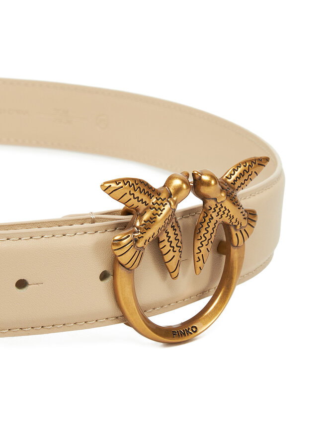 PINKO Pasek Damski PINKO LOVE BERRY H3 100125 A0F1 Beżowy