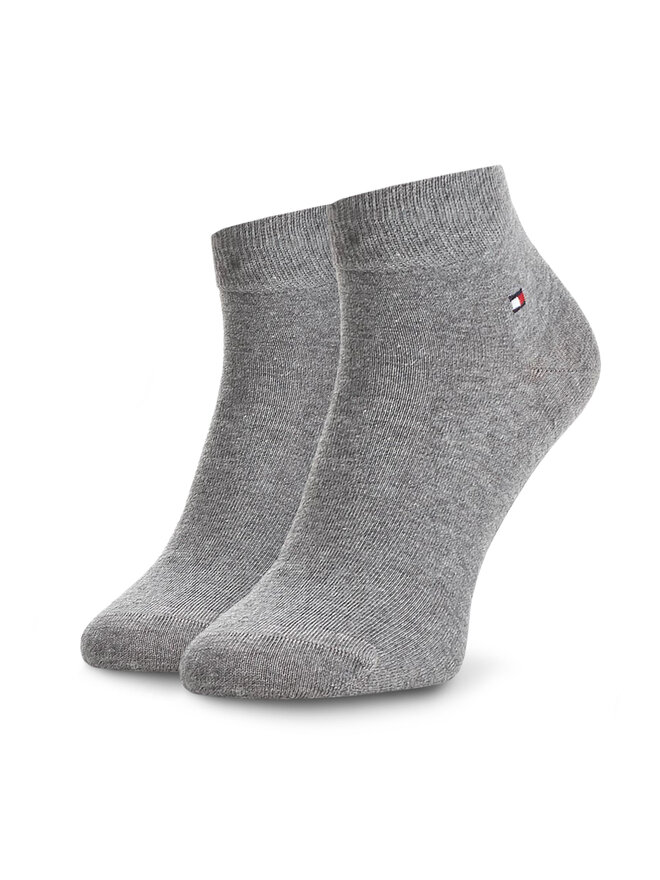Tommy Hilfiger 2er-Set niedrige Herrensocken Tommy Hilfiger 342025001 Grau