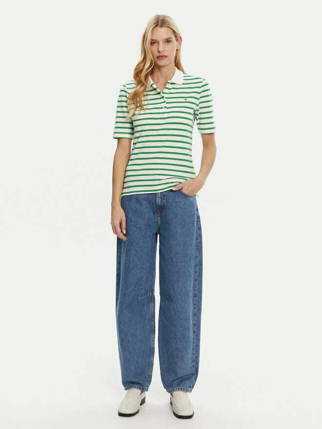 Tommy Hilfiger Tommy Hilfiger Поло 1985 WW0WW43224 Зелений Regular Fit