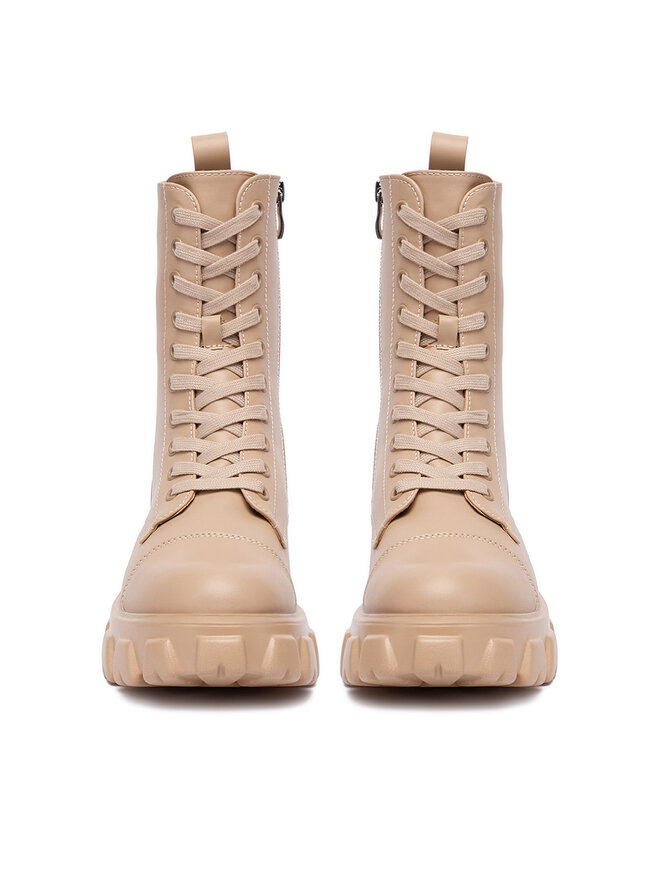 DeeZee Botines planos DeeZee 1709-1 Beis