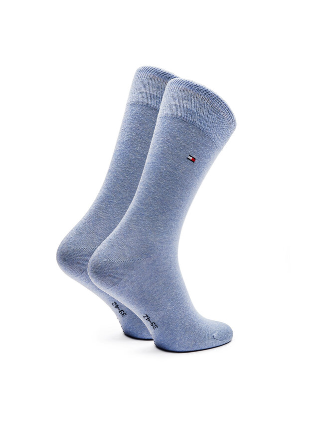 Tommy Hilfiger 2 pares de calcetines altos para hombre Tommy Hilfiger 371111134 Azul
