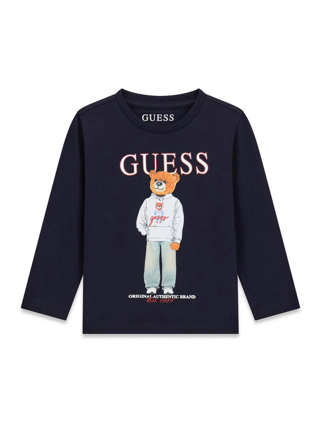 Guess Guess Блузка N6YI06 K3794 Cиній Regular Fit