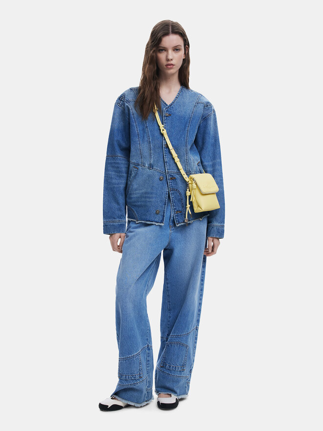 Desigual Telefona somiņa Desigual 25SAYP37 Dzeltens