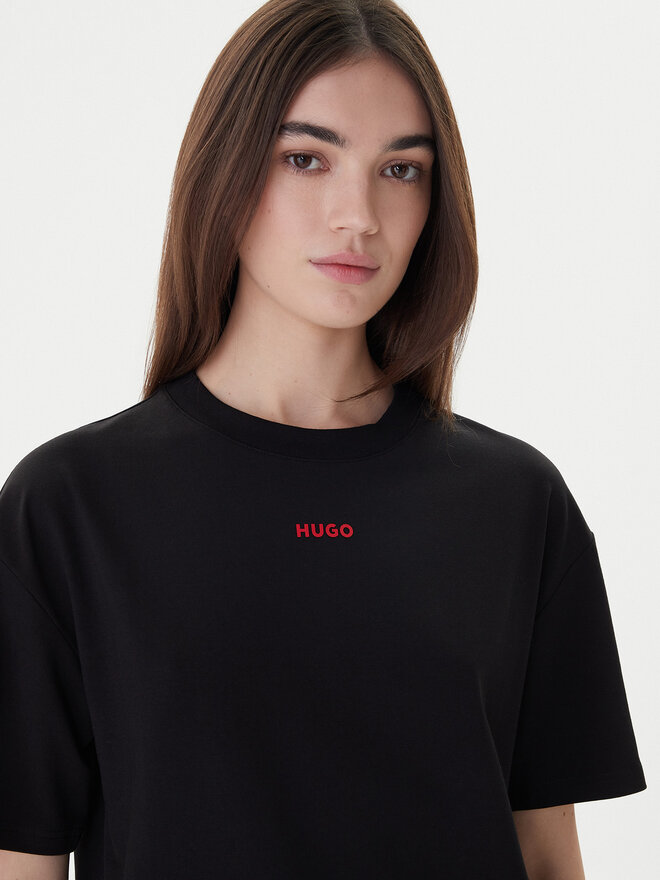 HUGO Hugo Футболка 50490593 Чорний Relaxed Fit