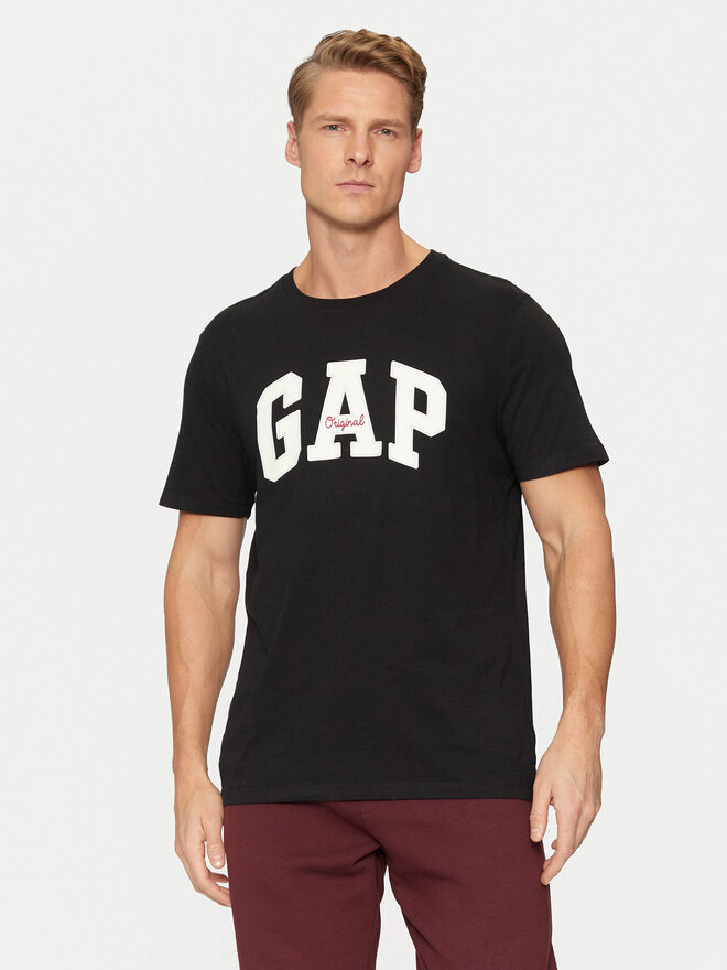 Gap Gap Marškinėliai 542246-03 Juoda Regular Fit