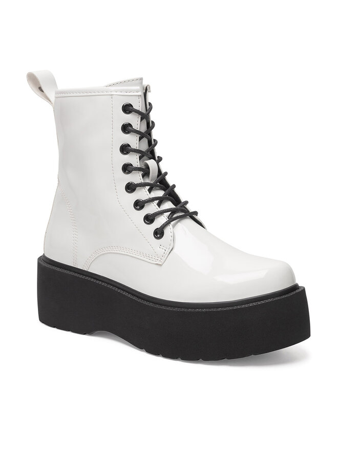 DeeZee Botki DeeZee WS101-08A Biały