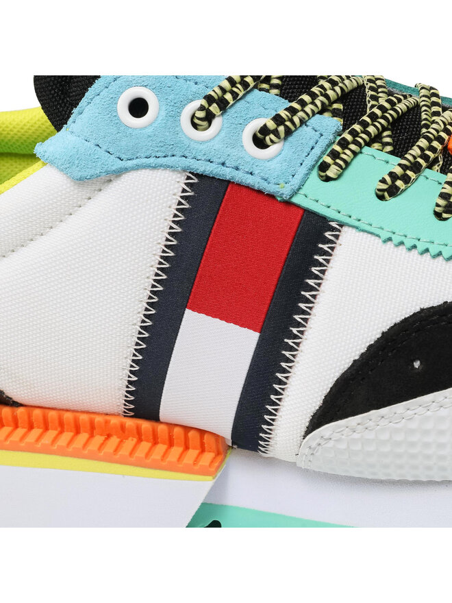 Tommy Jeans Сникърси Tommy Jeans Fashion Tommy Jeans Runner EN0EN01196 Бял