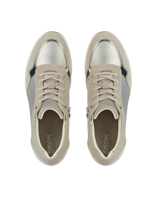Geox Sneakers Geox D Ilde D25RAA 0AJ22 C0898 Argintiu