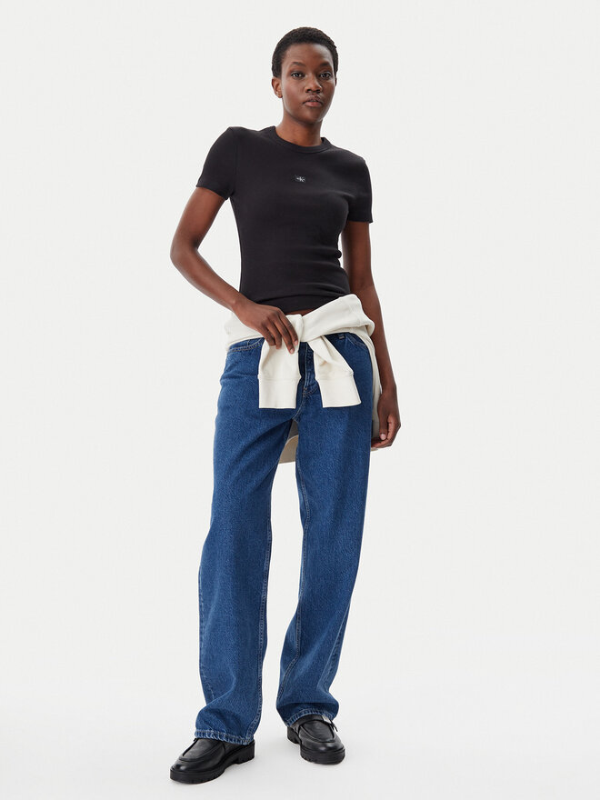 Calvin Klein Jeans Calvin Klein Jeans T-Shirt J20J225245 Μαύρο Slim Fit