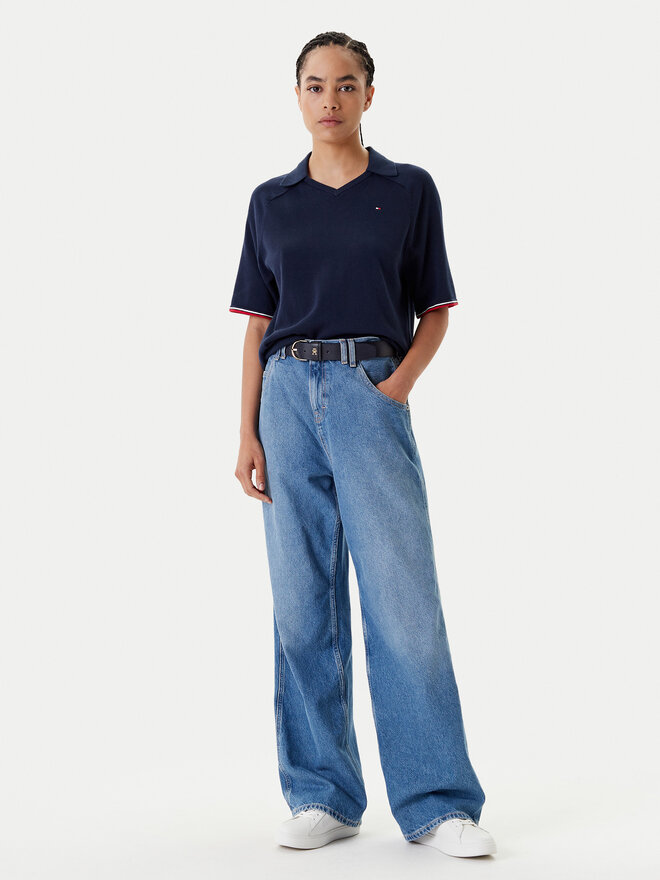 Tommy Hilfiger Tommy Hilfiger Pólóing WW0WW45694 Ekru Regular Fit