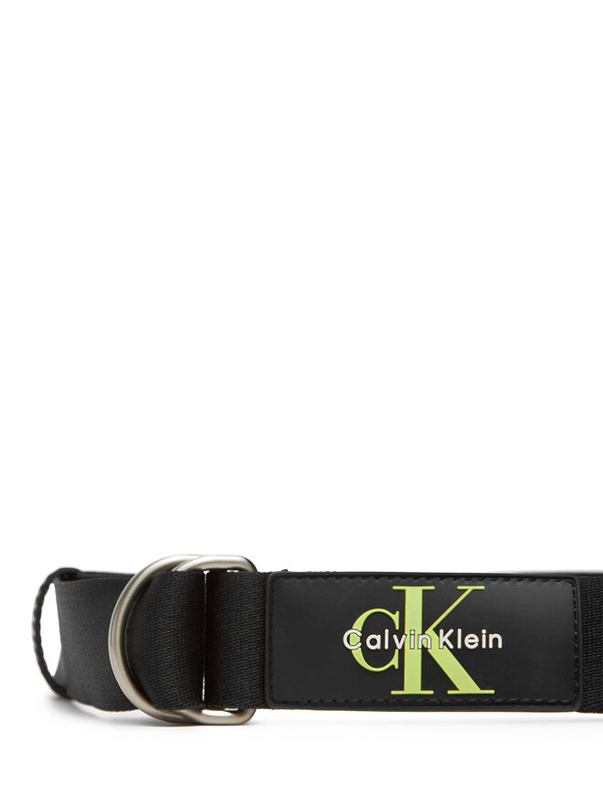 Calvin Klein Pasek Męski Calvin Klein Tech Utility Webbing Belt 35Mm LV04G7034G Czarny