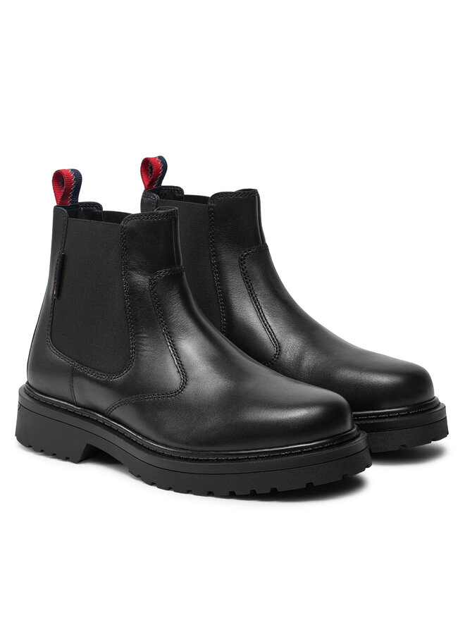 Tommy Jeans Боти тип челси Tommy Jeans EM0EM01469 Черен