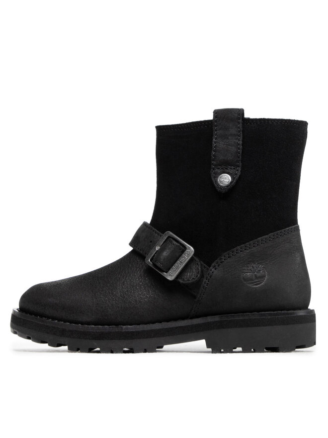 Timberland Kozačky Timberland Courma Kid Wl.Biker Bt TB0A2H67015 Černá