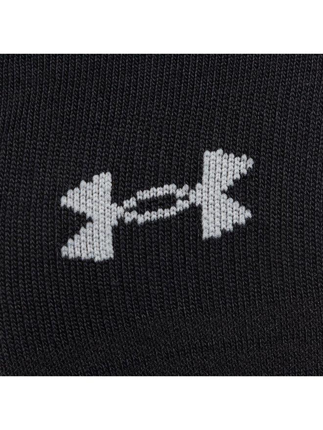 Under Armour Sada 3 párů nízkých ponožek unisex Under Armour Heatgear No Show Sock 1346755-001 Černá