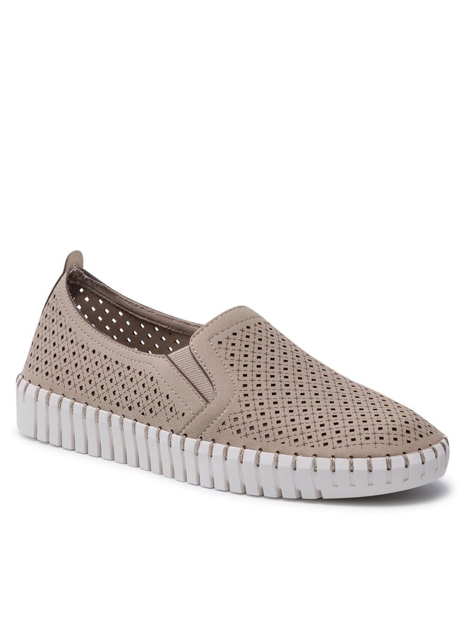 Skechers Poltopánky Skechers A La Mode 23967/TPE Béžová