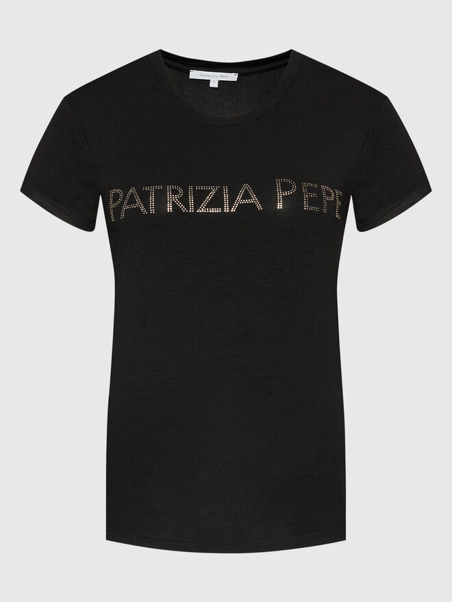 Patrizia Pepe Patrizia Pepe T-Shirt CM1419/J013-K103 Μαύρο Regular Fit