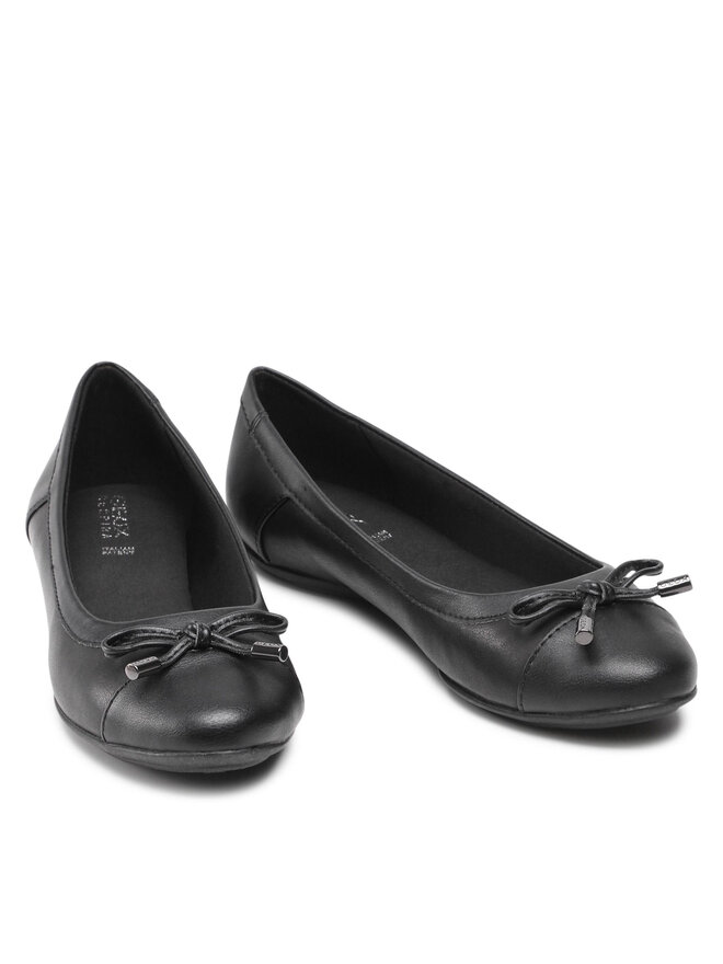 Geox Baleriny Geox D Charlene C D16Y7C 08554 C9999 Czarny