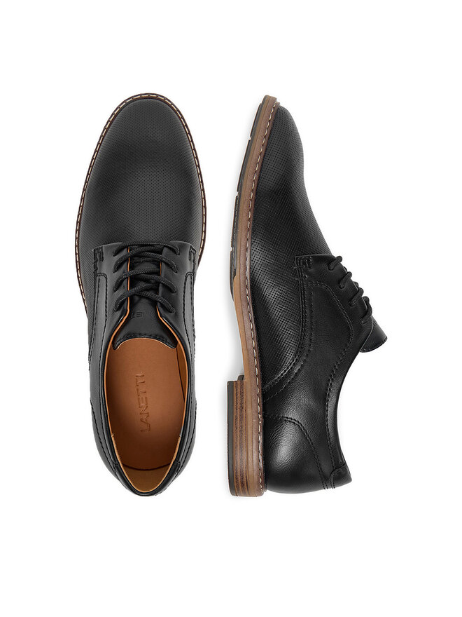 Lanetti Halbschuhe Lanetti CEO-1897 123AM Schwarz