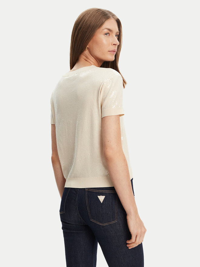 Guess Guess Светр W5YR21 Z3E70 Écru Regular Fit