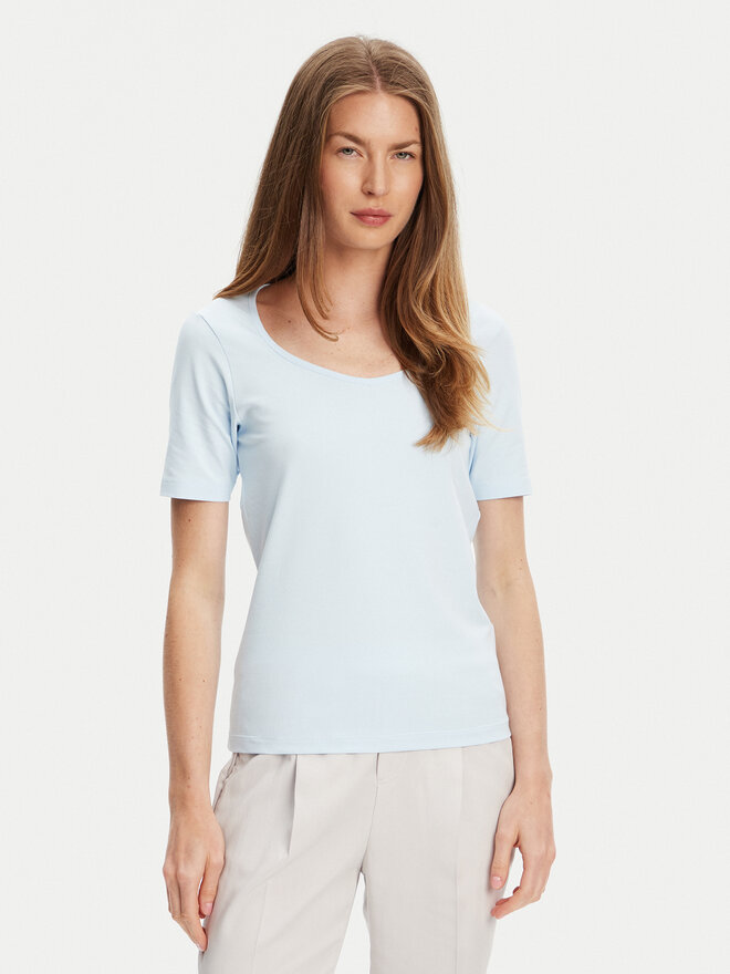 United Colors Of Benetton United Colors Of Benetton Camiseta 3FJHD401P Celeste Slim Fit