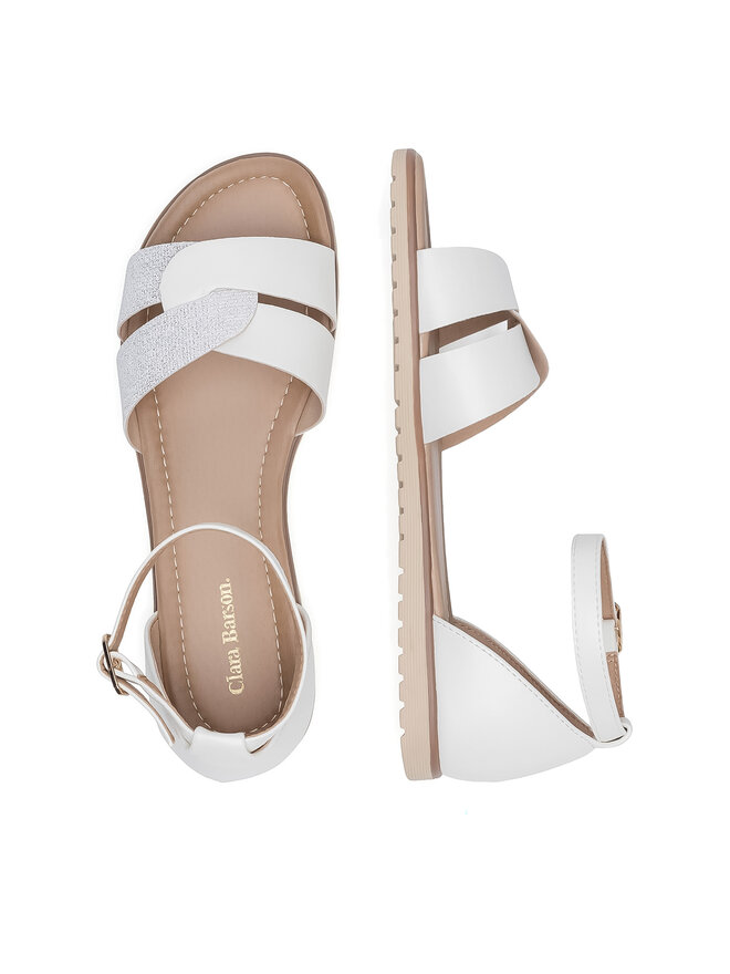 Clara Barson Sandalen Clara Barson WS6262-02 Weiß