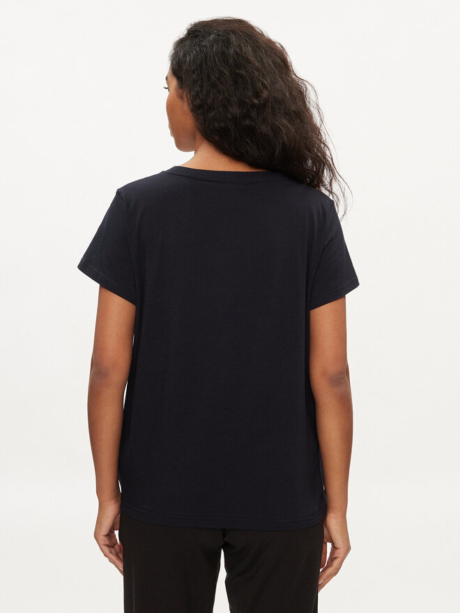 Tommy Hilfiger Tommy Hilfiger Póló UW0UW04873 Sötétkék Relaxed Fit