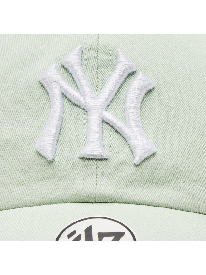 47 Brand Șapcă 47 Brand Mlb New York Yankees ’47 Clean Up W/No Loop Label B-NLRGW17GWS-B0B Verde