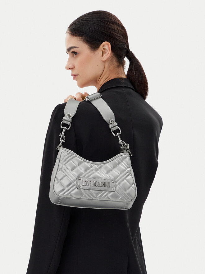 LOVE MOSCHINO Handtasche LOVE MOSCHINO JC4152PP1MLA196B Silberfarben