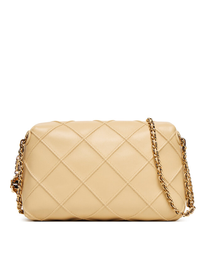 Tory Burch Ročna torba Tory Burch Fleming Small 169226 Écru