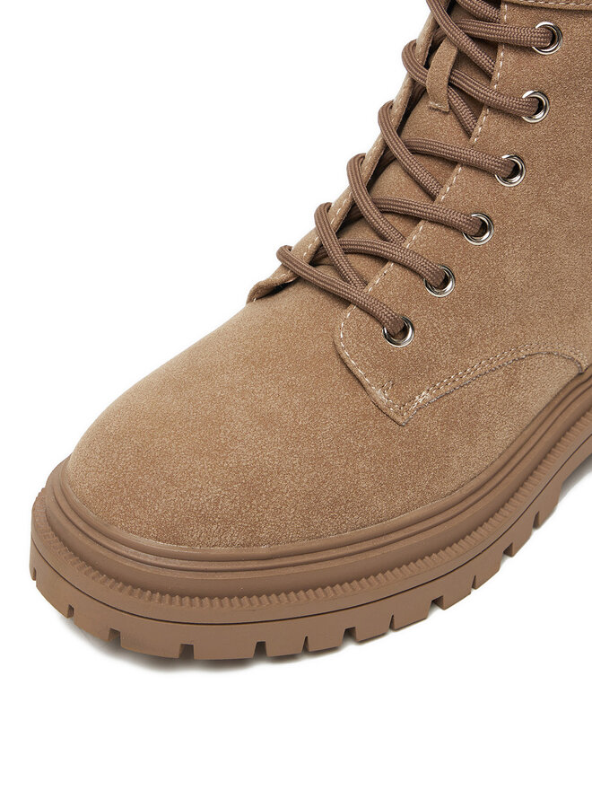 DeeZee Botines planos DeeZee 60120-11 Beis