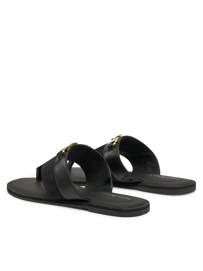 Tommy Hilfiger Čības uz pirksta Tommy Hilfiger FW0FW08506 Melns