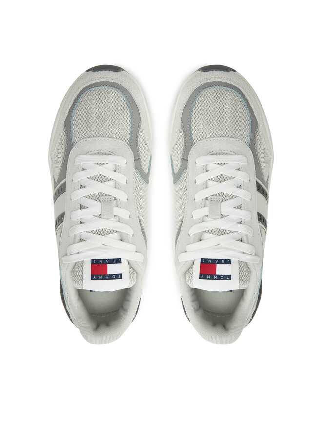 Tommy Jeans Снікерcи Tommy Jeans Tjw Tech Runner EN0EN02705 Сірий