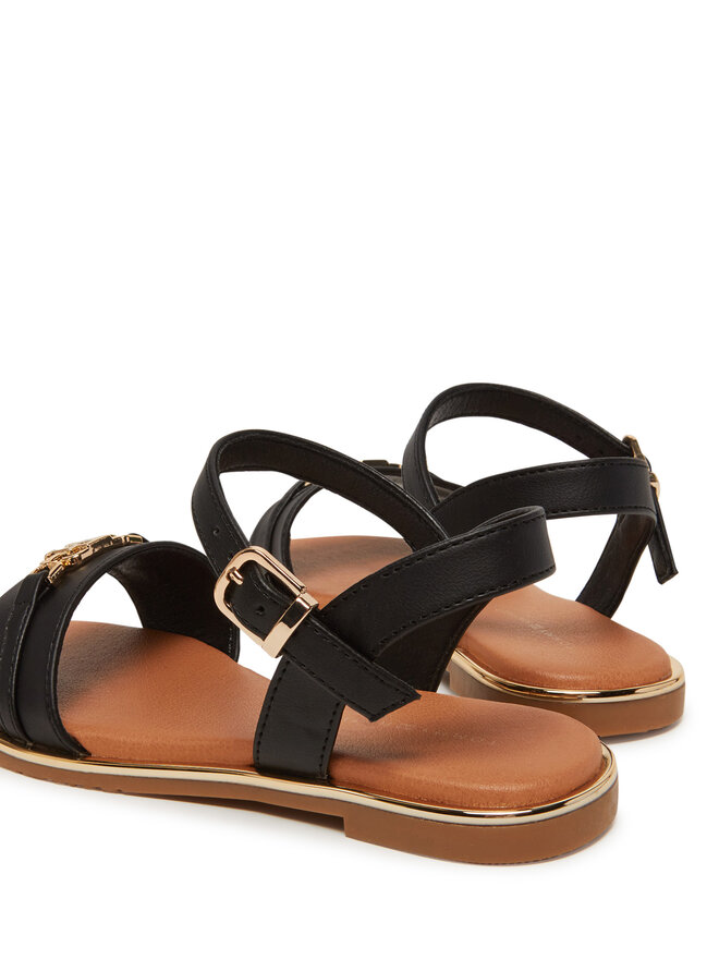 Tommy Hilfiger Sandály Tommy Hilfiger T3A2-33778-0326 M Černá