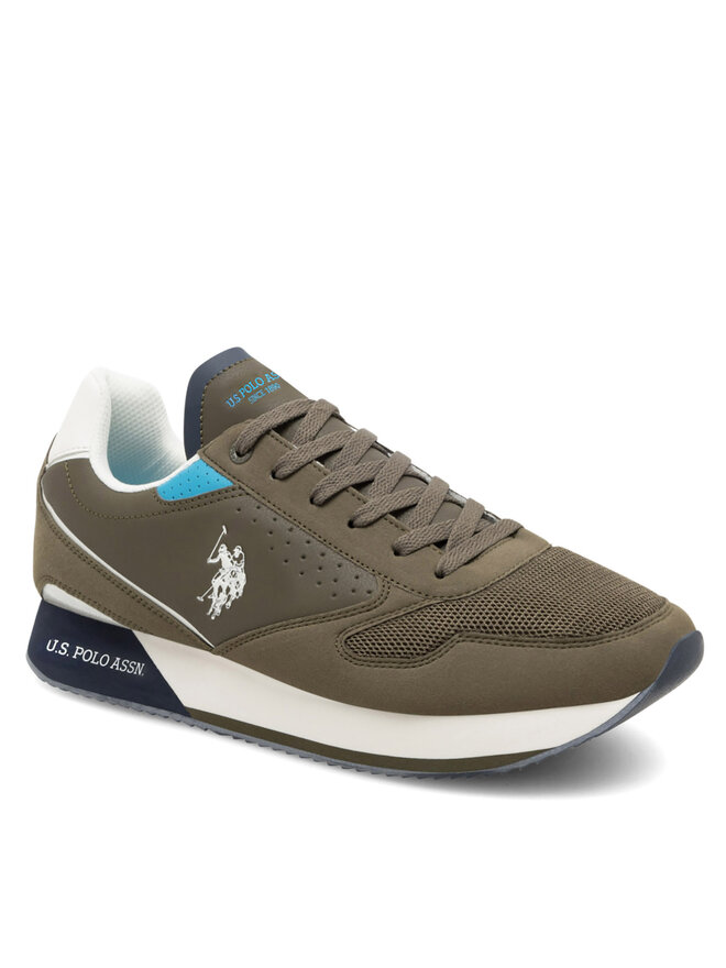 U.S. Polo Assn. Sneakersy U.S. Polo Assn. NOBIL003G Khaki