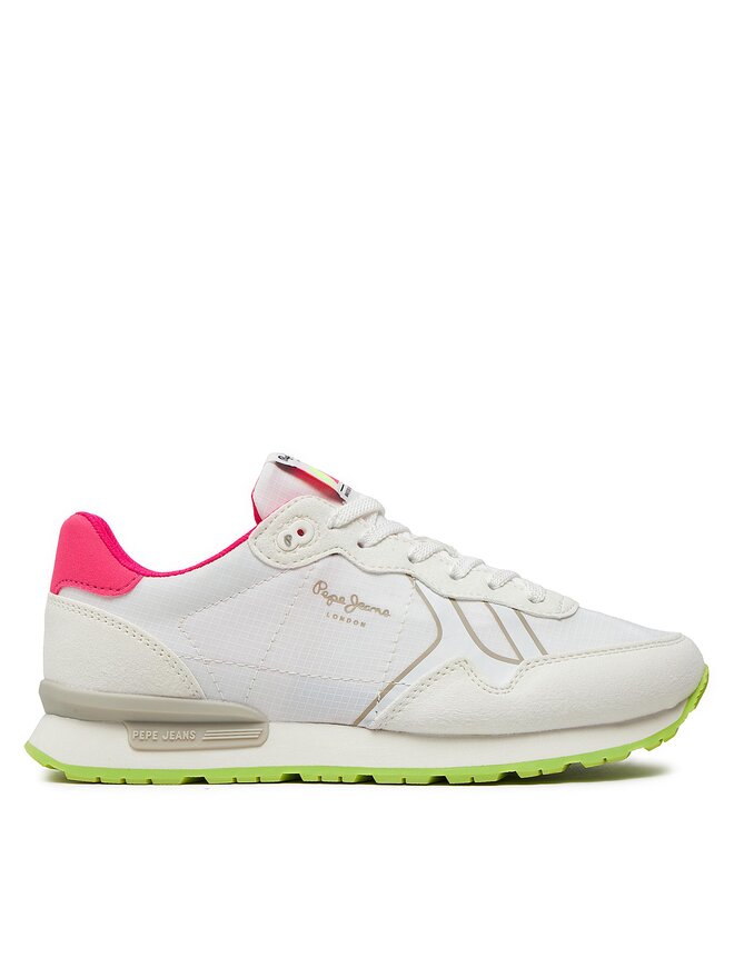 Pepe Jeans Снікерcи Pepe Jeans Brit Neon W PLS40011 Білий