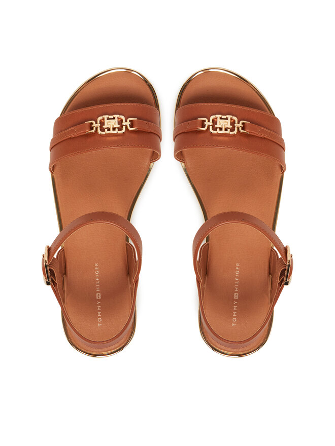 Tommy Hilfiger Sandále Tommy Hilfiger T3A2-33778-0326 S Hnedá