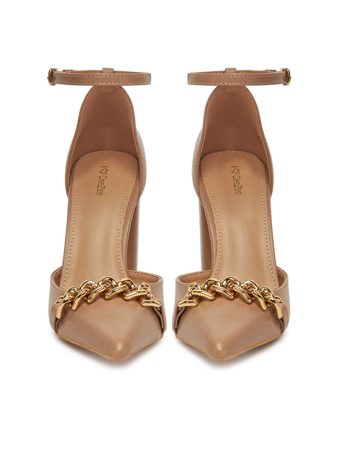DeeZee Pumps DeeZee HT93996-A5 Beige