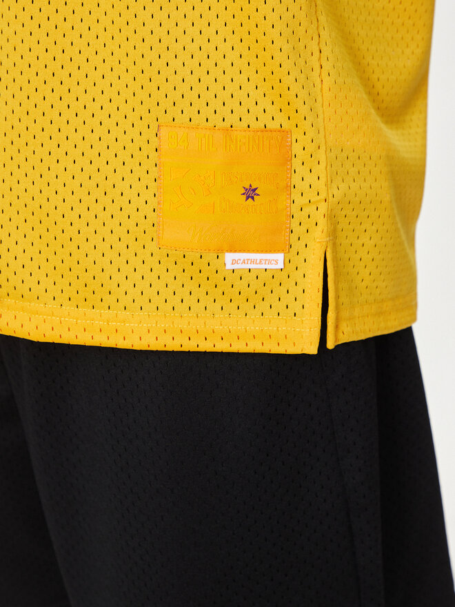 DC DC Trikó Showtime Jersey ADYKT03229 Sárga Regular Fit